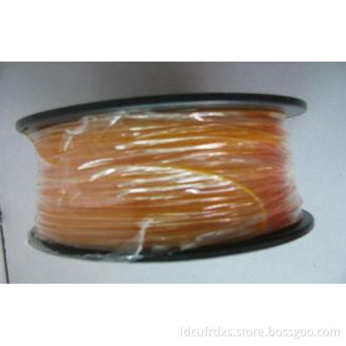 1.75mm Orange Plastic Translucent ABS Filament For 3D Extru